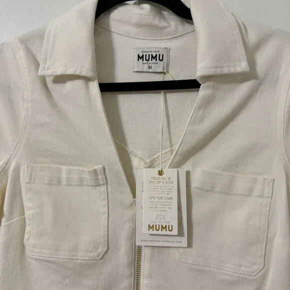 Show Me Your Mumu Ranch Romper in Pearly White - Picture 9 of 12